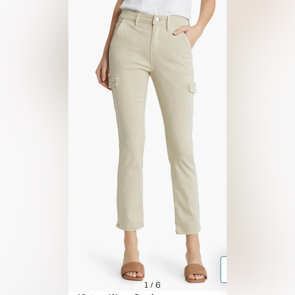 Paige Jeans Jolie High Waist Ankle Slim Utility Pants